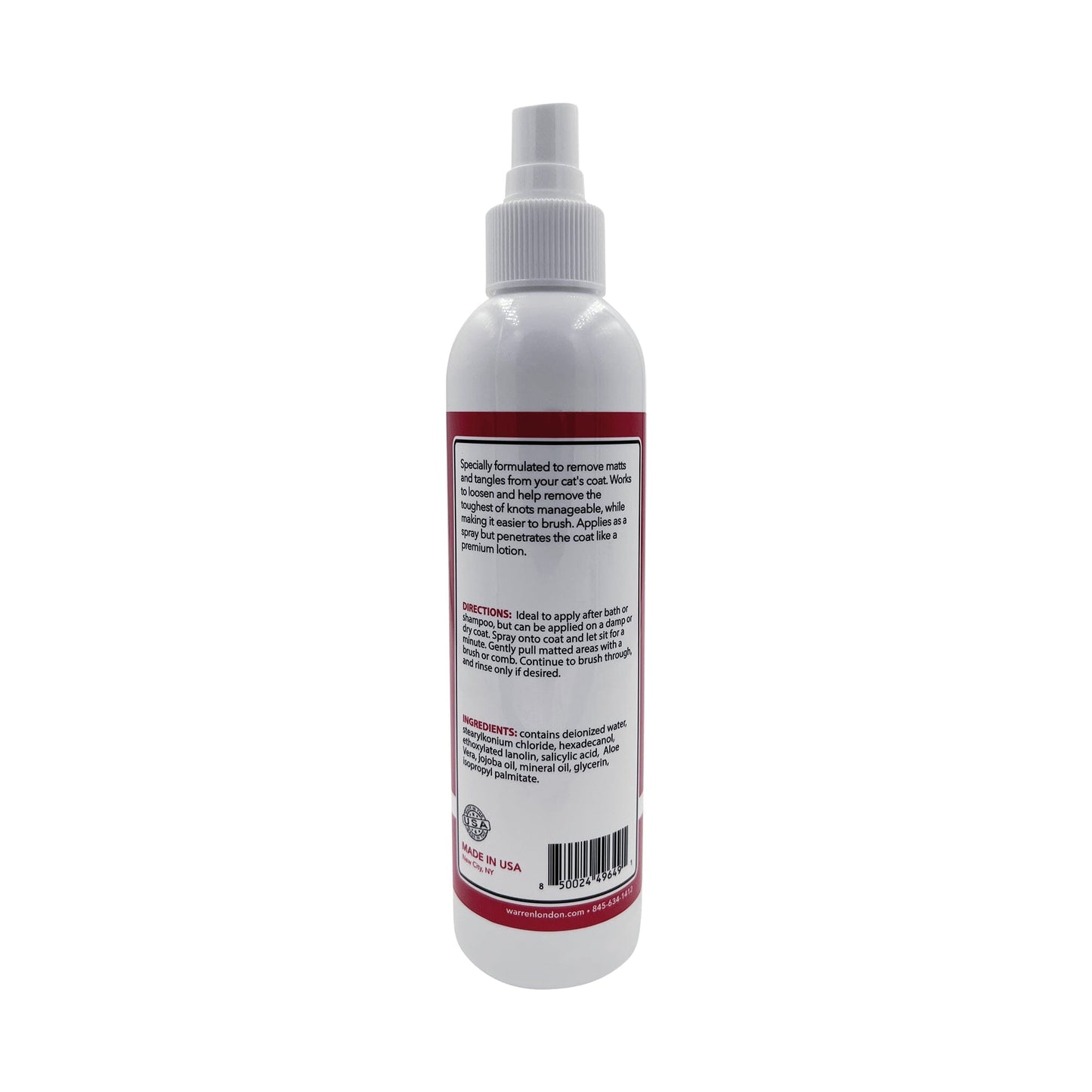 Cat Detangler Spray - Unscented Cat Supplies Warren London