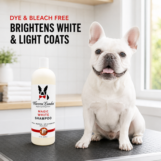 Magic White Brightening Dog Shampoo - Cherry Scented - 17oz