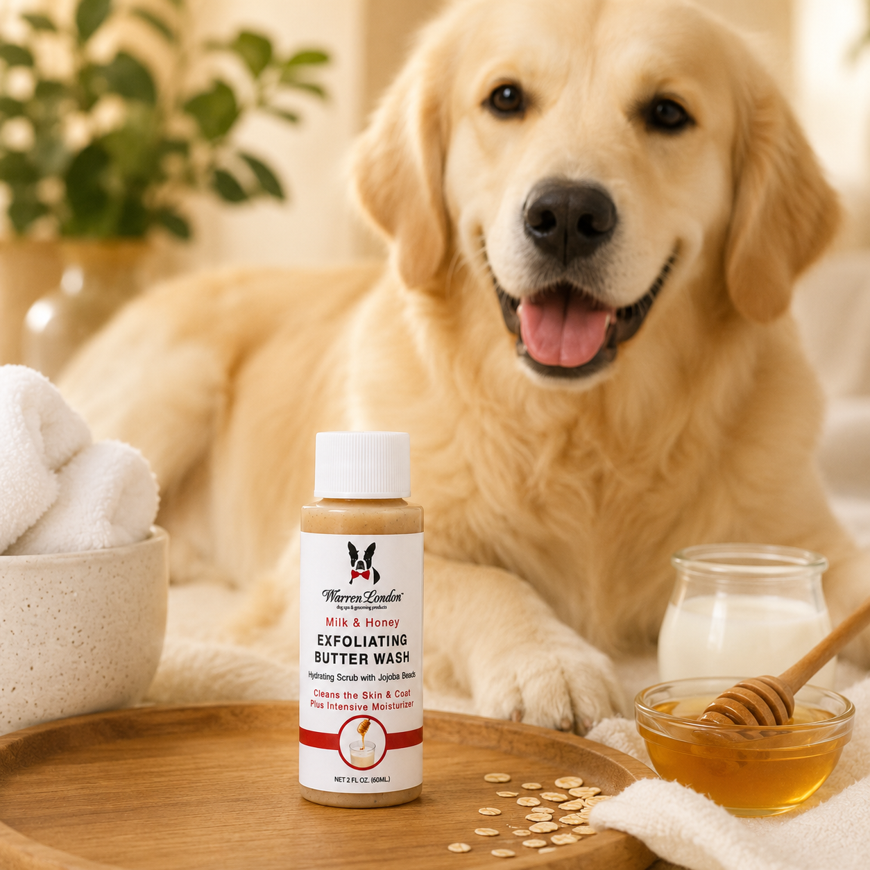 Warren London Exfoliating Butter Wash Dog Shampoo Samples – 2 oz