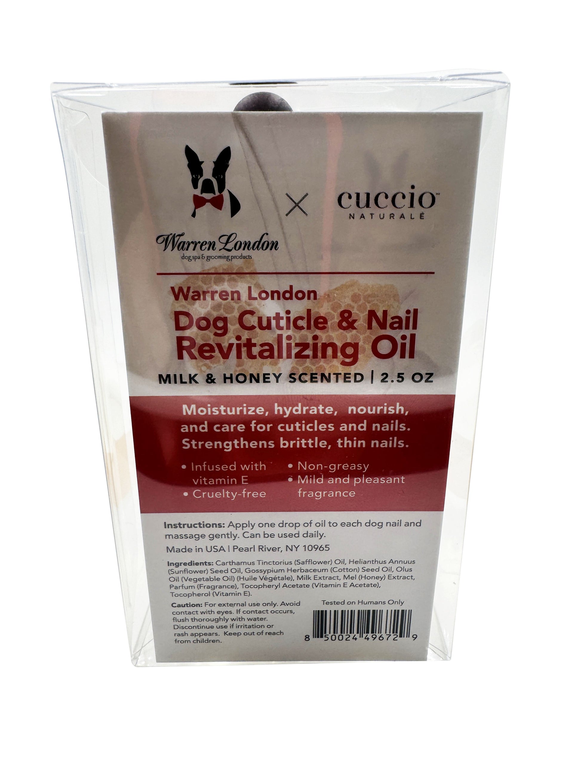 Dog Cuticle & Nail Revitalizing Oil Spa Product Warren London 