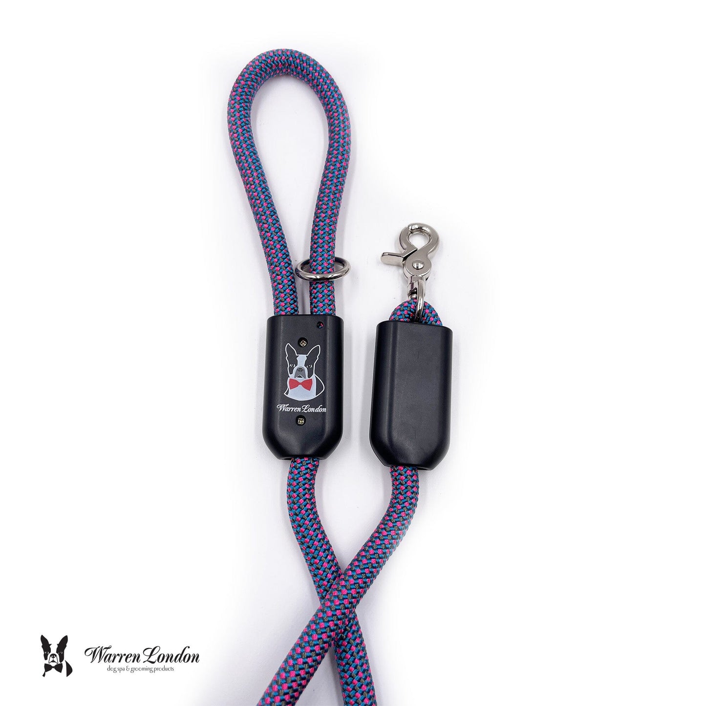 Rope Leash - Purple Leashes, Collars & Accessories Warren London