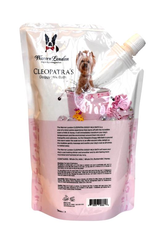 Cleopatra's Doggy Milk Bath Spa Product Warren London