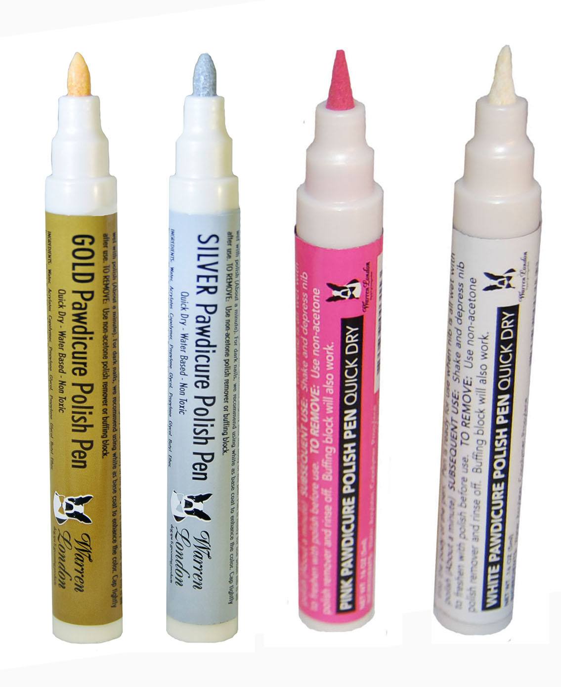 Polish Pen Bundle - French Manicure Dog Nail Polish Warren London