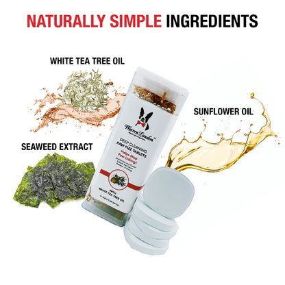 Deep Cleaning Paw Fizz Tablets - Soothes Itchy, Irritated Paws