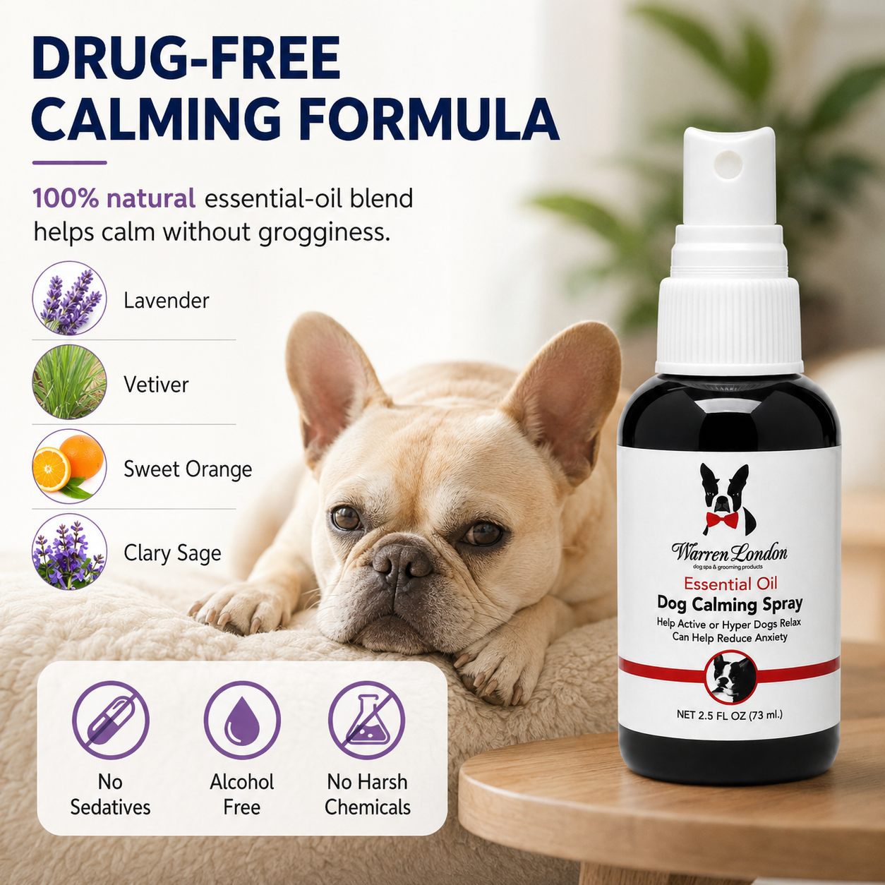 Essential Oil Dog Calming Spray