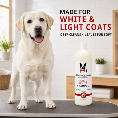 Magic White Brightening Dog Shampoo - Cherry Scented - 17oz