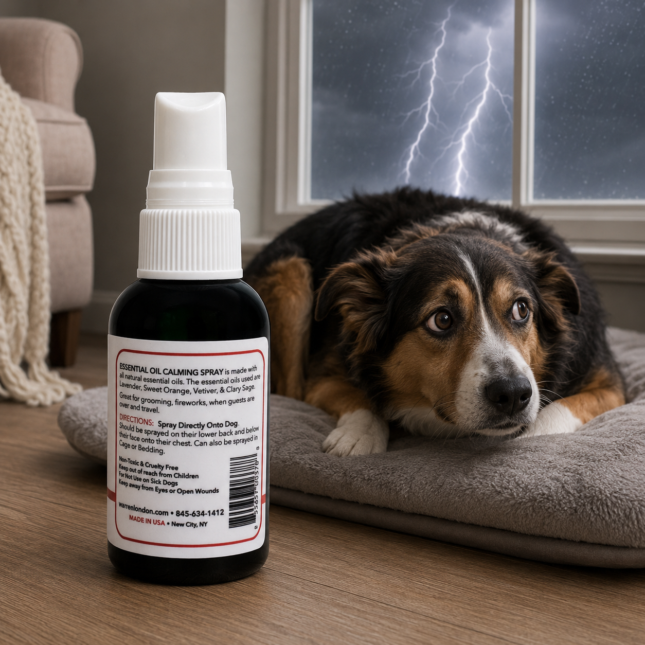 Essential Oil Dog Calming Spray