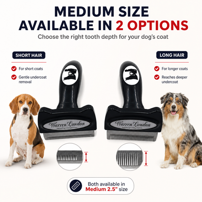 Warren London Short Hair Deshedding Brush