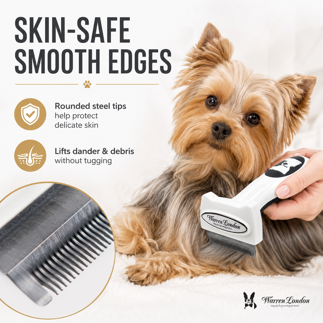 Warren London Short Hair Deshedding Brush