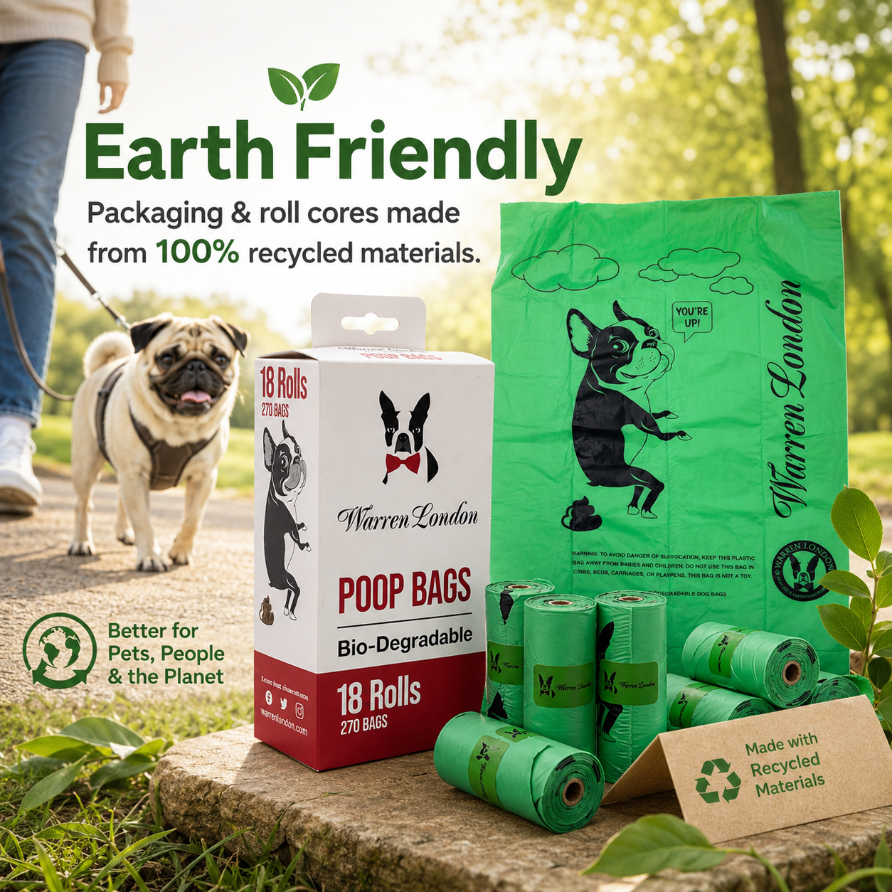 Warren London Dog Poop Bags