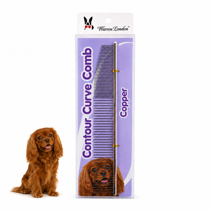 Contour Curve Copper Dog Grooming Comb