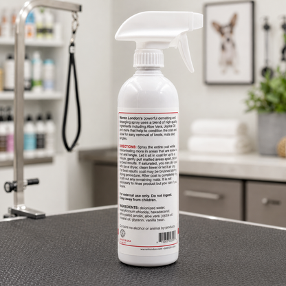 Dog De-matting and Detangler Spray - Leave-In Conditioner