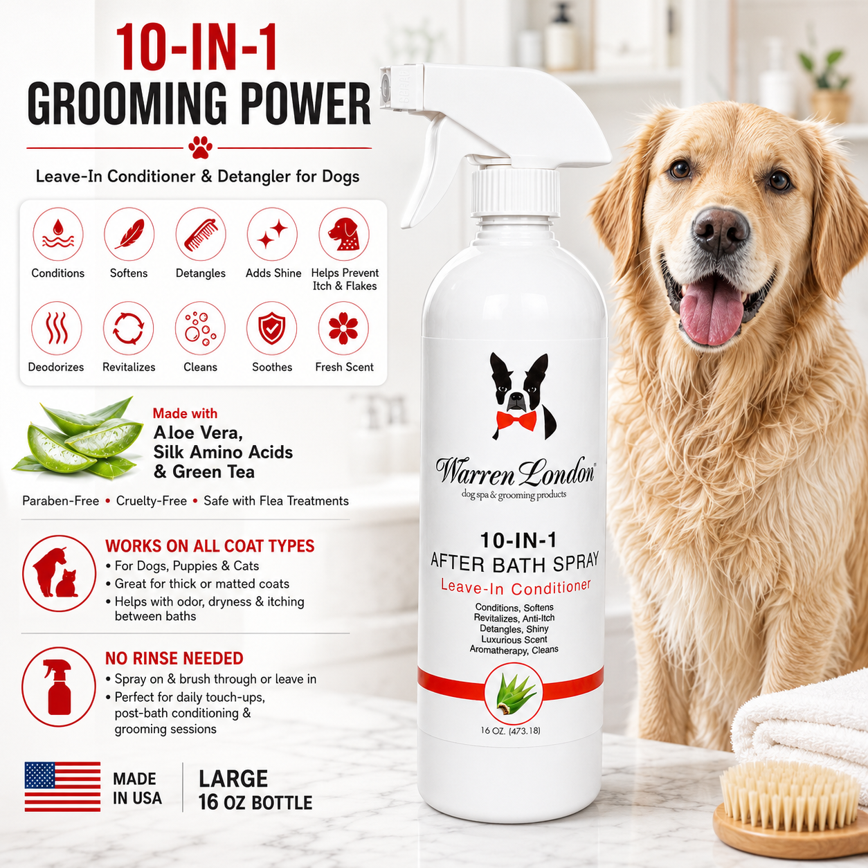 10-In-1 After Bath Spray - Professional Size
