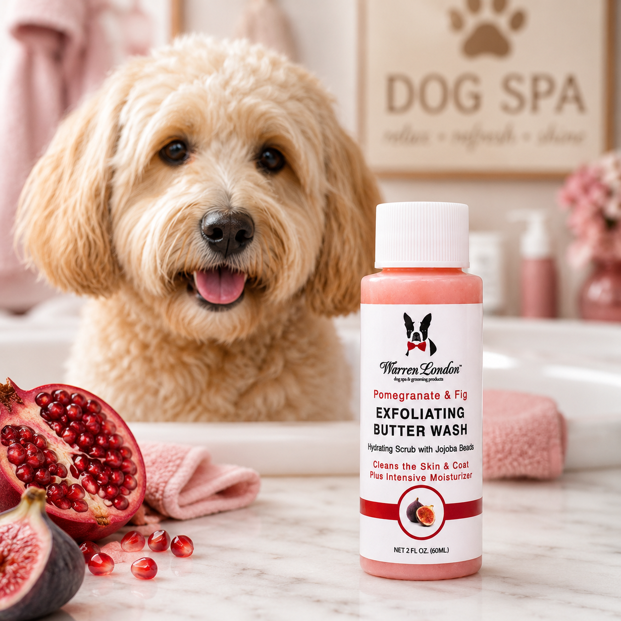 Warren London Exfoliating Butter Wash Dog Shampoo Samples – 2 oz