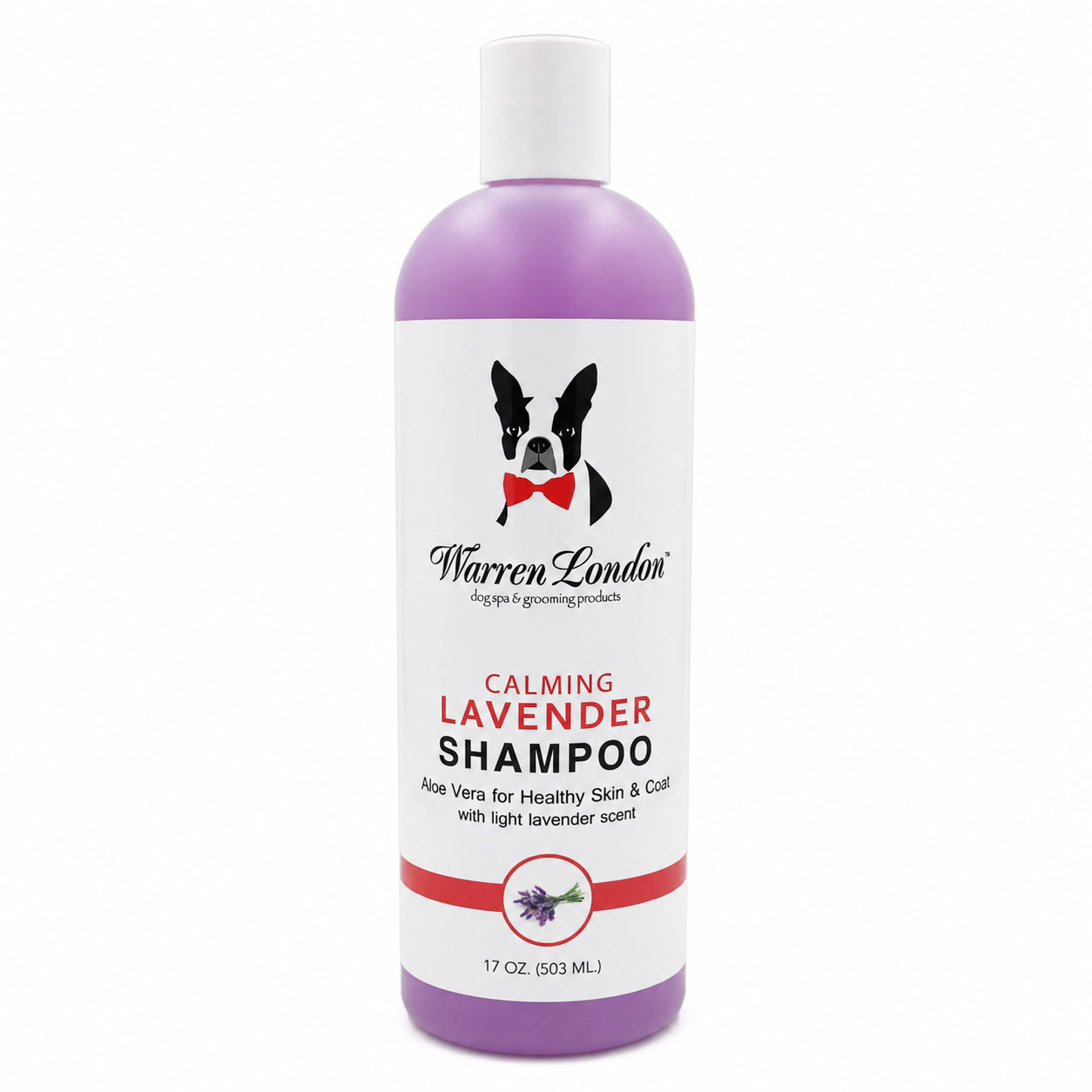 Calming Lavender Dog Shampoo w/Aloe Vera & Essential Oils