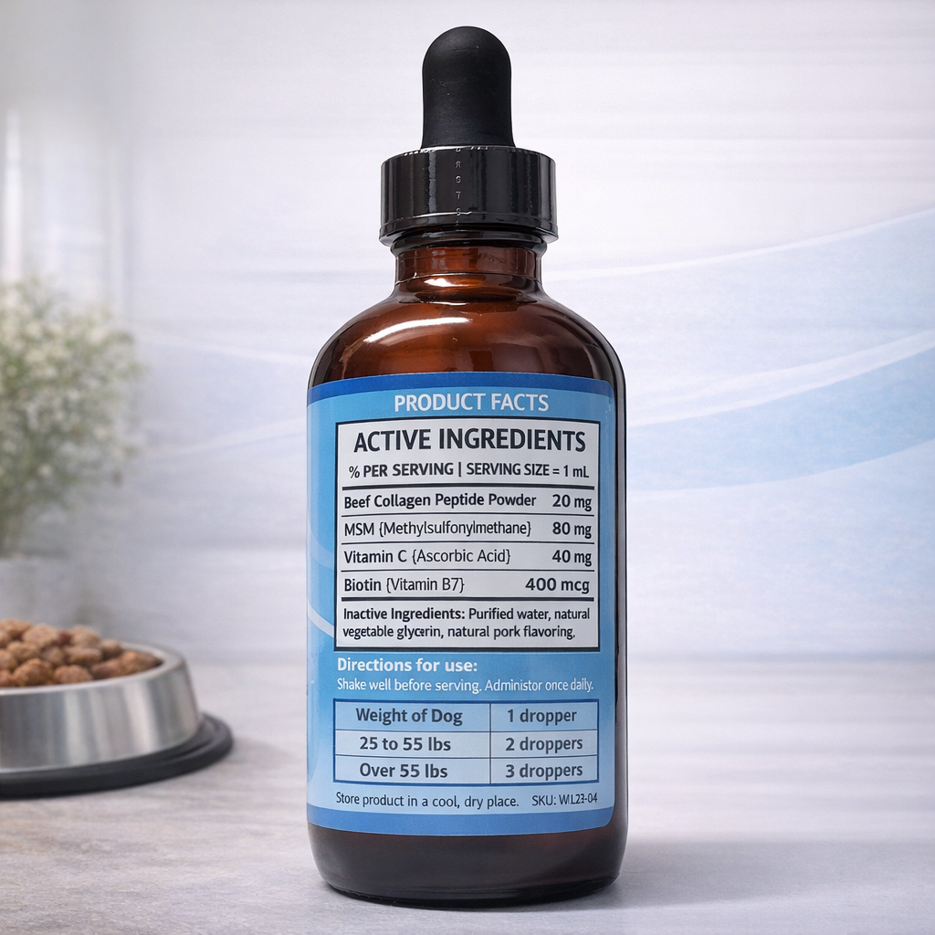 Liquid Collagen for Dogs 4oz.
