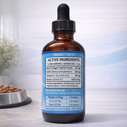 Liquid Collagen for Dogs 4oz.