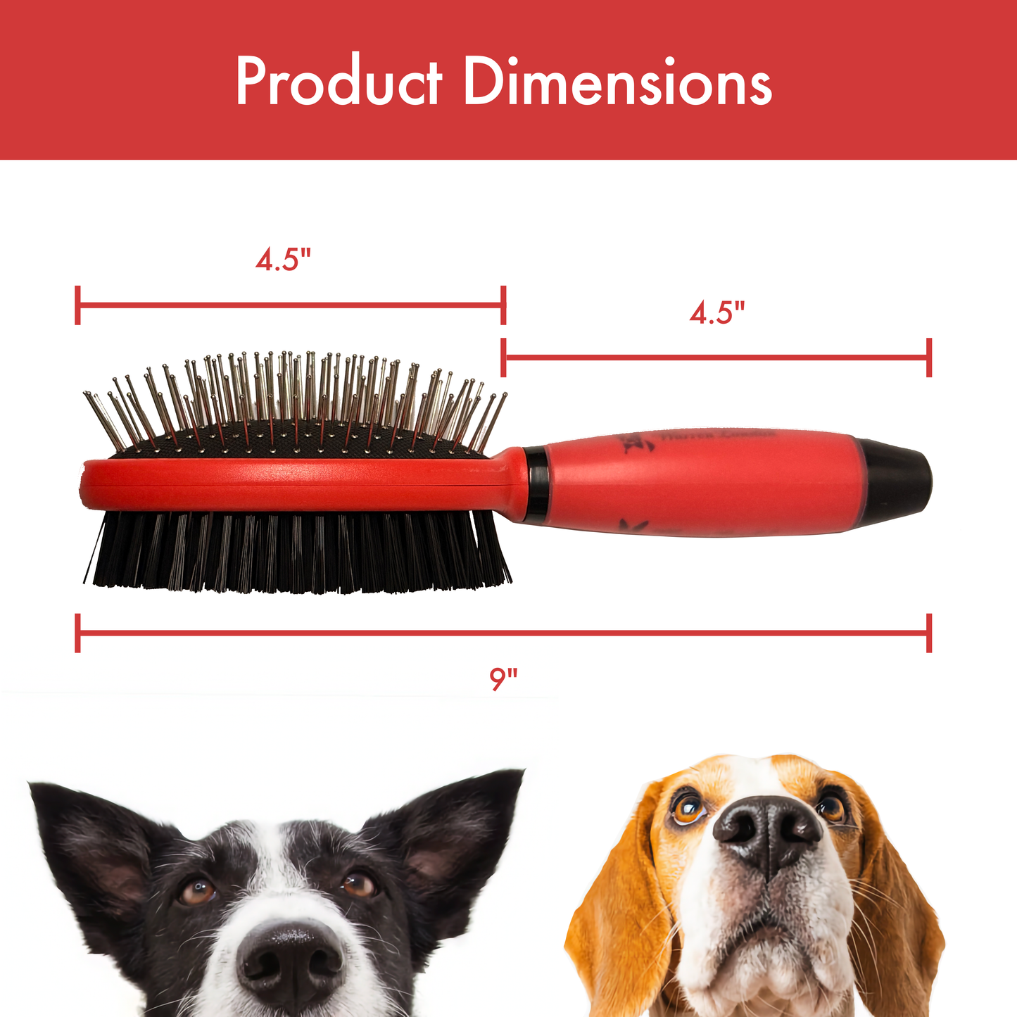 Dual-Action Pin & Bristle Brush