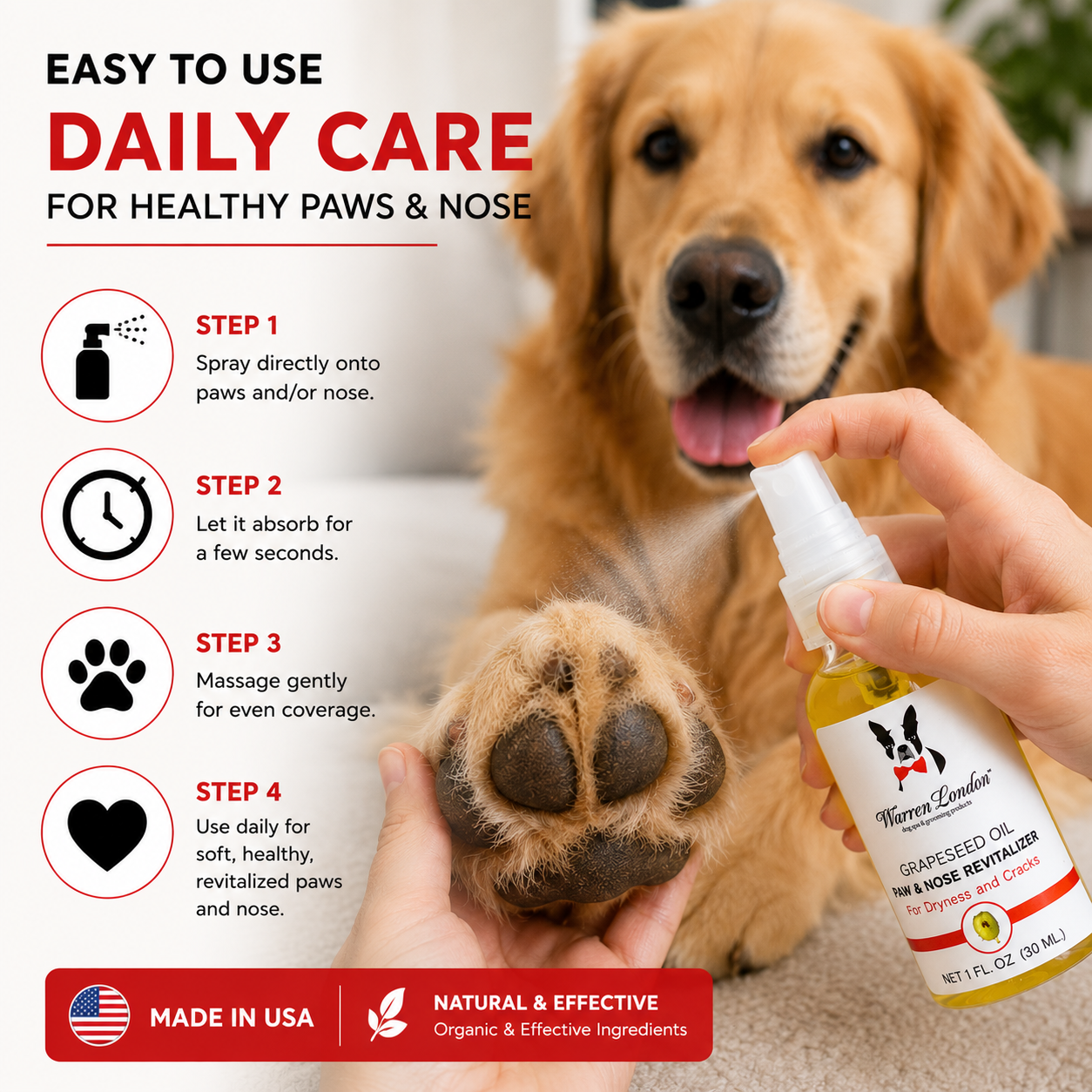 Grapeseed Oil Paw & Nose Revitalizer