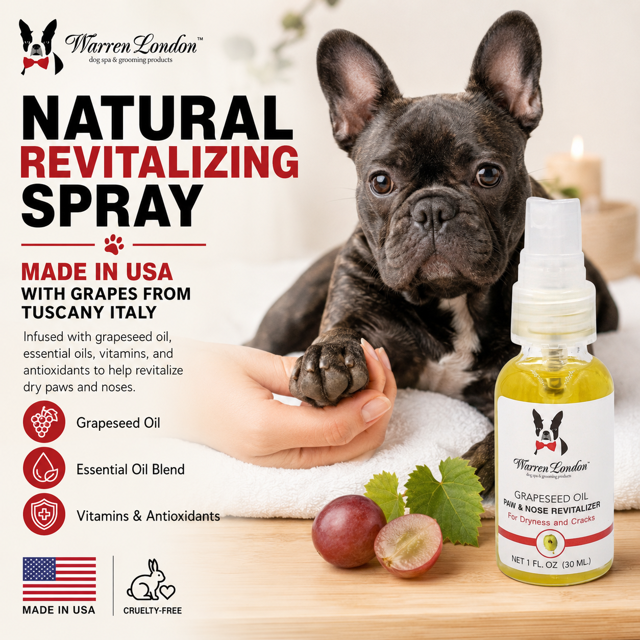 Grapeseed Oil Paw and Nose Revitalizer - Professional Size