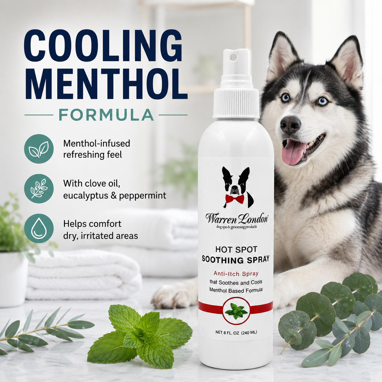 Hot Spot Soothing Spray - Anti Itch Spray That Soothes And Cools