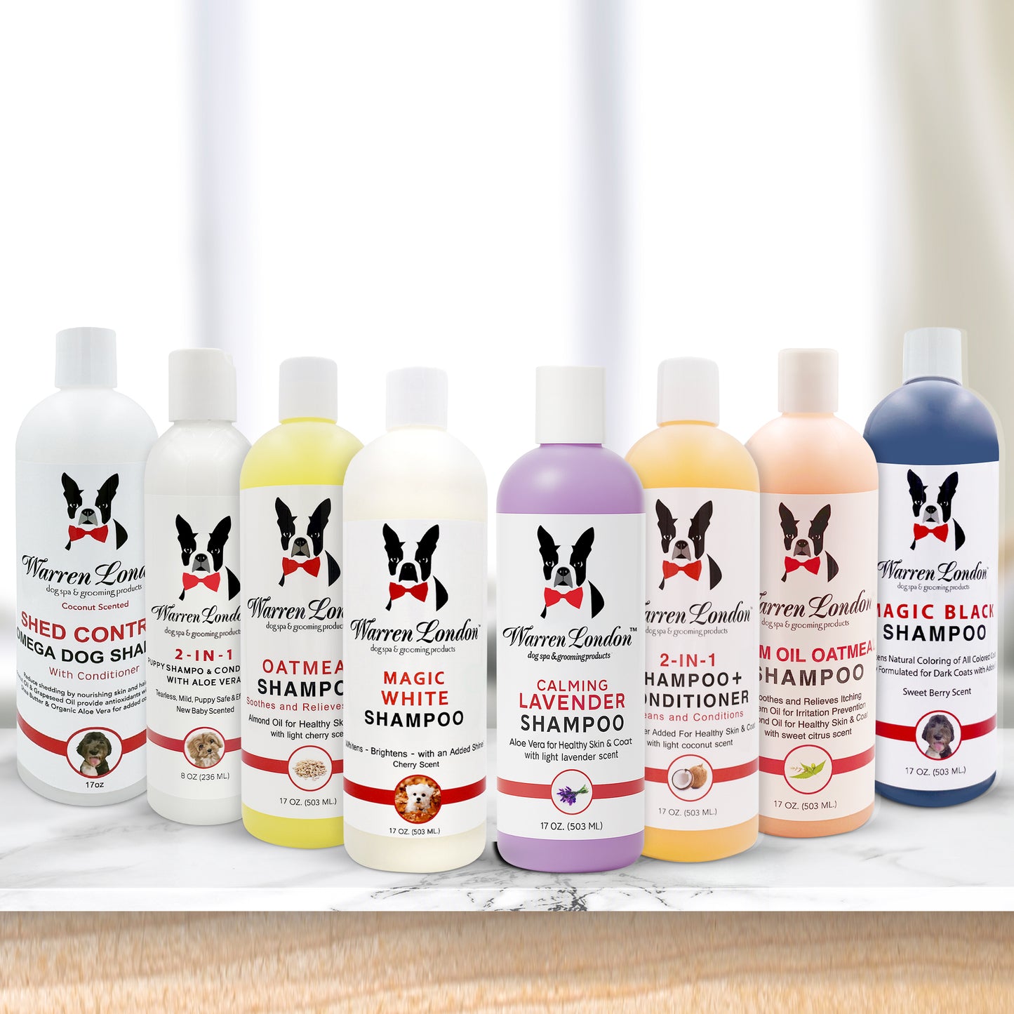 Calming Lavender Dog Shampoo w/Aloe Vera & Essential Oils - Professional Size