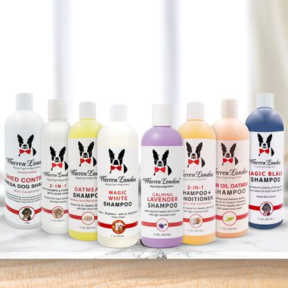 Calming Lavender Dog Shampoo w/Aloe Vera & Essential Oils - Professional Size