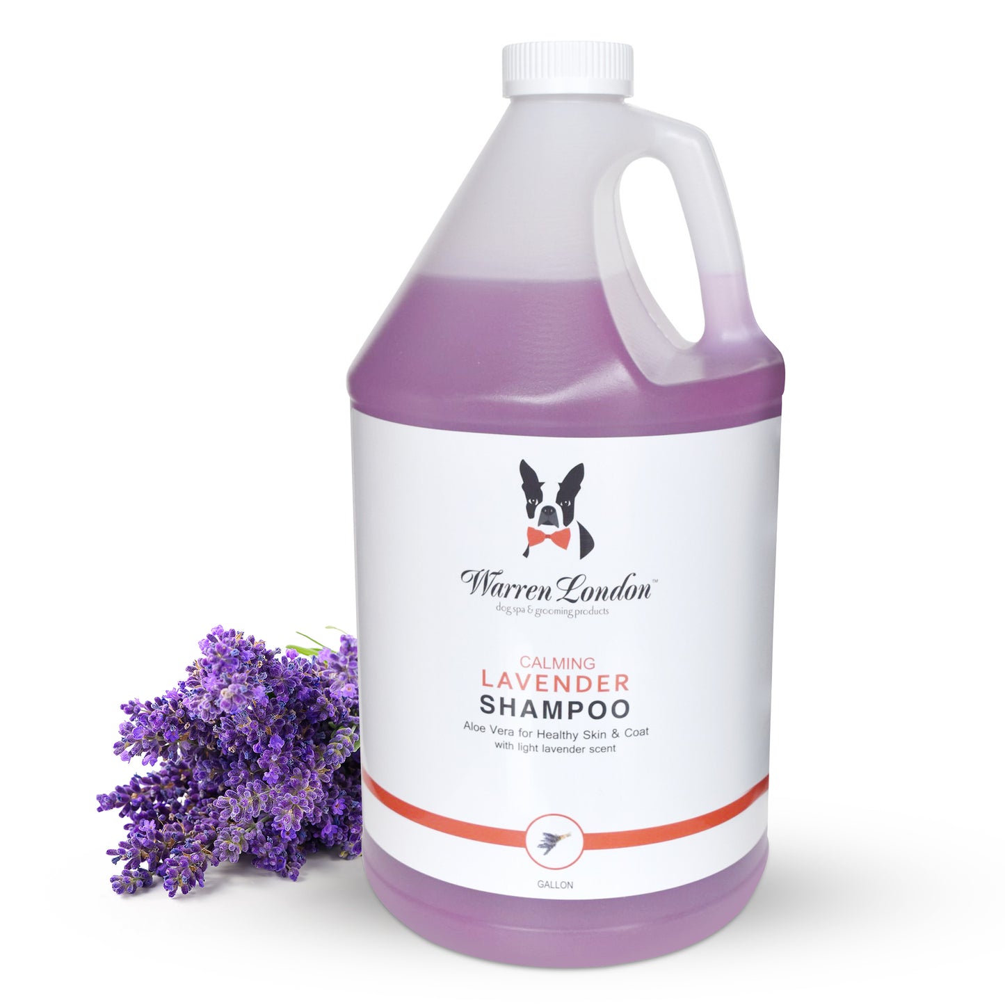 Calming Lavender Dog Shampoo w/Aloe Vera & Essential Oils - Professional Size