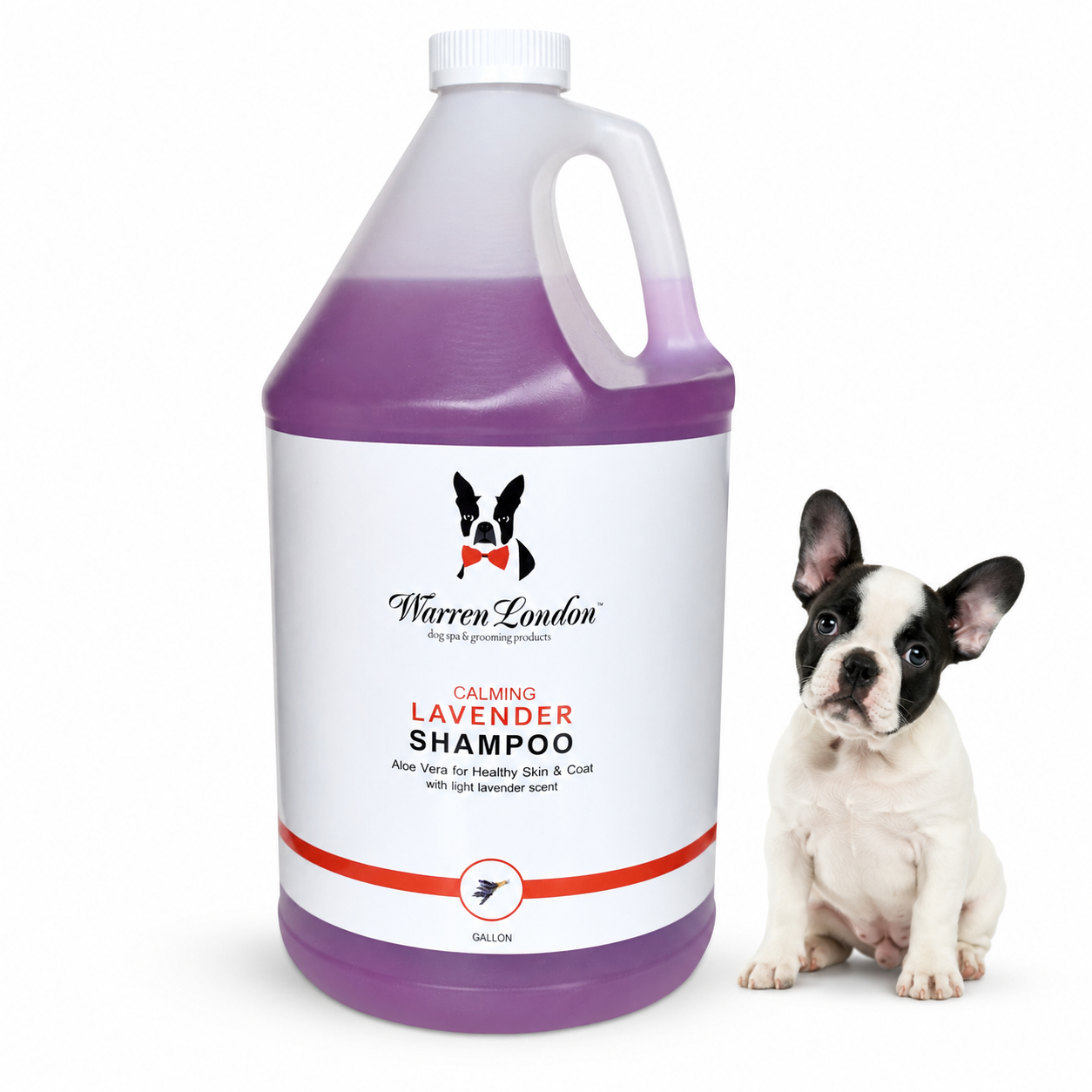 Calming Lavender Dog Shampoo w/Aloe Vera & Essential Oils - Professional Size