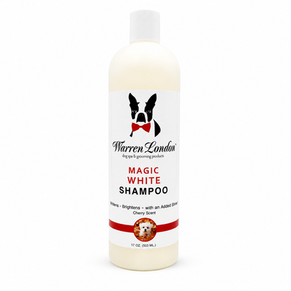 Magic White Brightening Dog Shampoo - Cherry Scented - 17oz