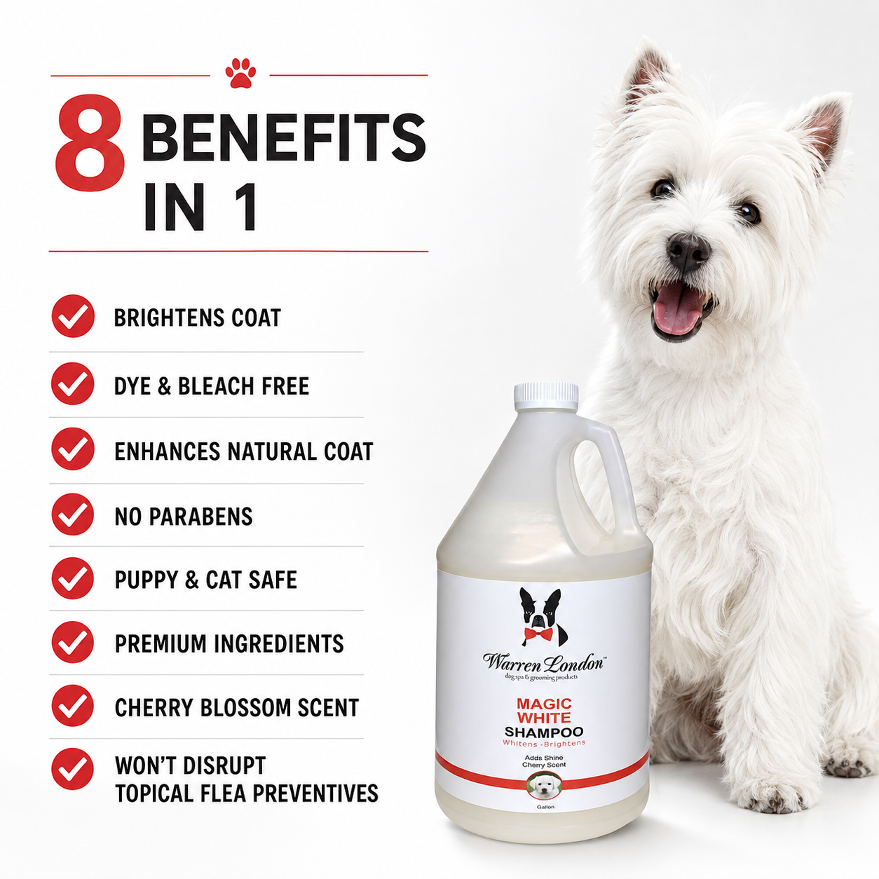 Magic White - Brightening Shampoo - Professional Size