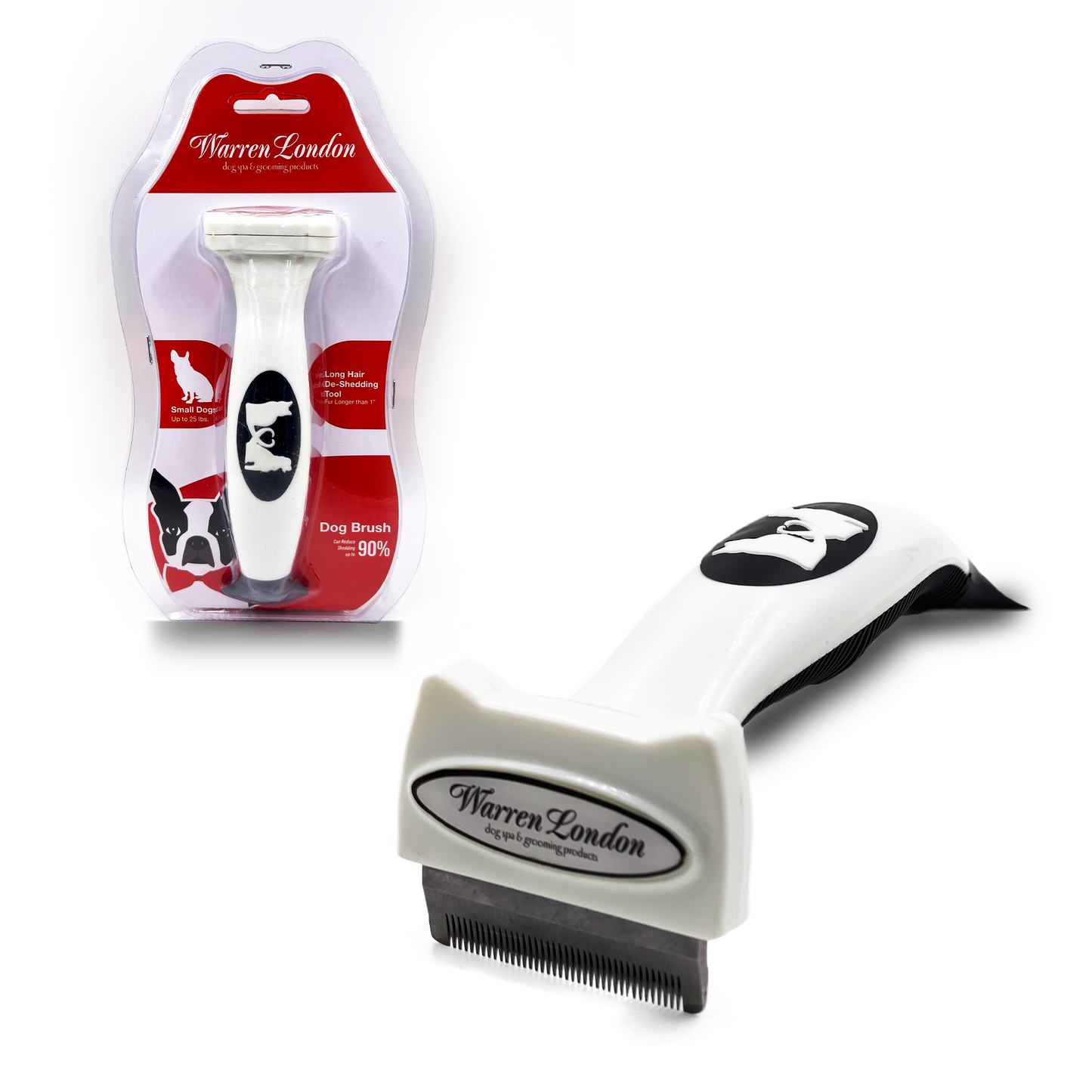 De-Shedding Dog Brush for Long Hair (>1")