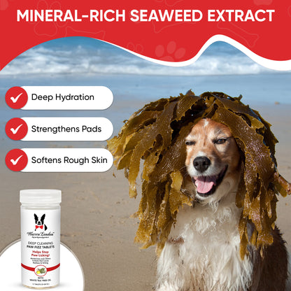 Deep Cleaning Paw Fizz Tablets - Soothes Itchy, Irritated Paws