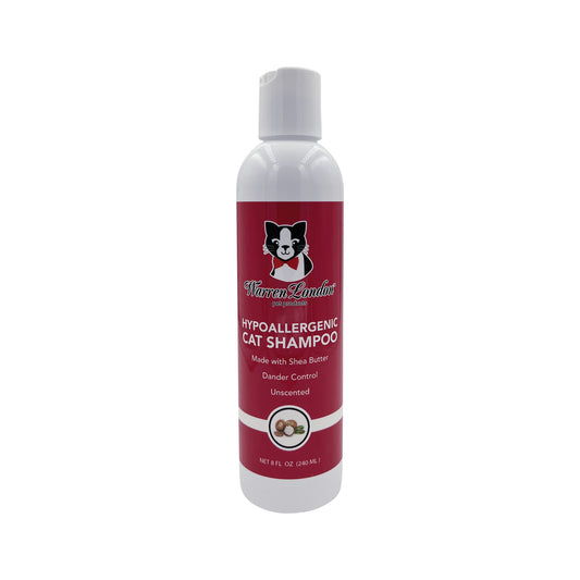 Hypoallergenic Cat Shampoo - Unscented Cat Supplies Warren London 