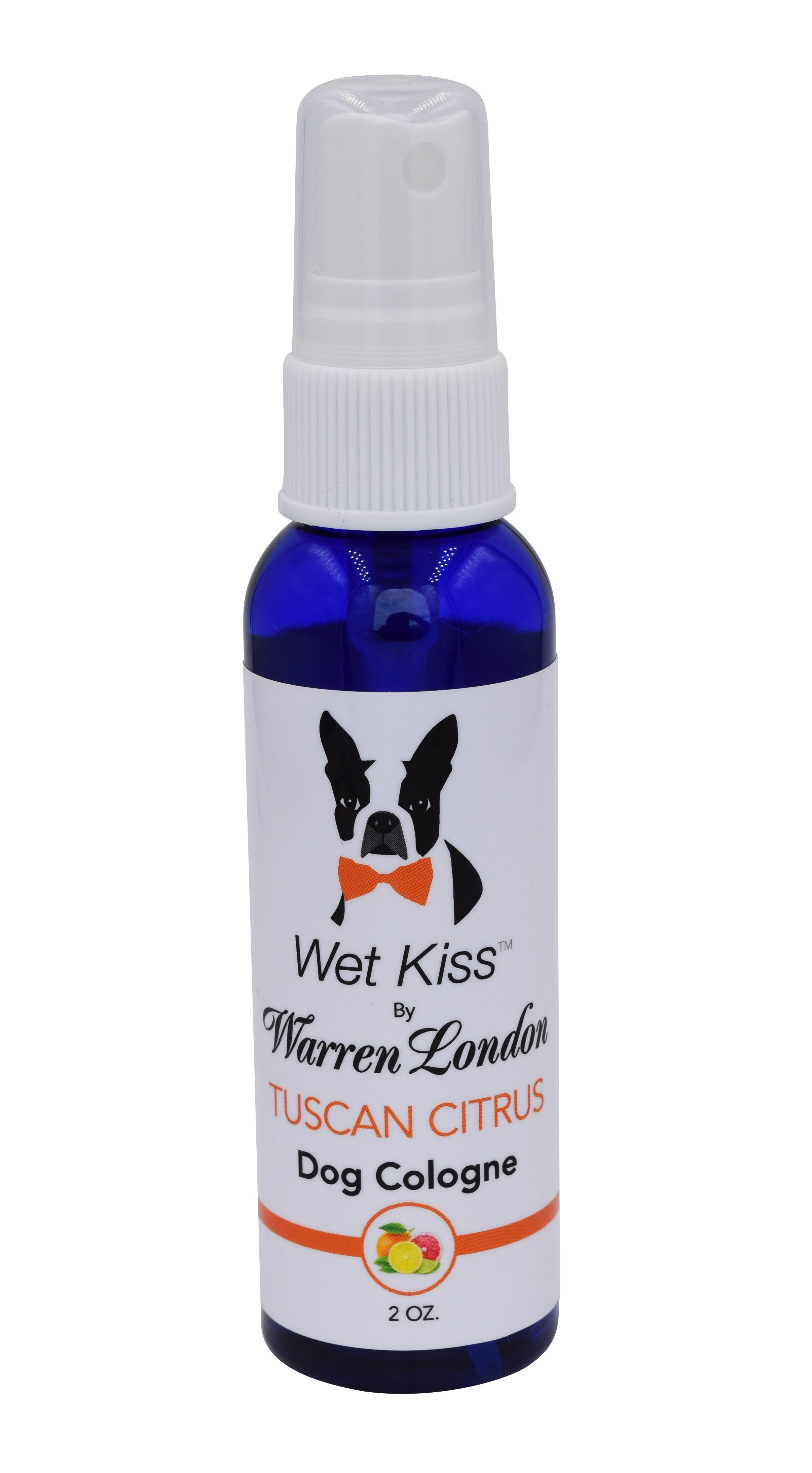 Wet Kiss Dog Cologne By Warren London - 2 Oz or 16 Oz Spa Product Warren London Tuscan Citrus 2oz 