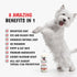 Magic White Brightening Dog Shampoo - Cherry Scented - 17oz Dog Shampoo Warren London 