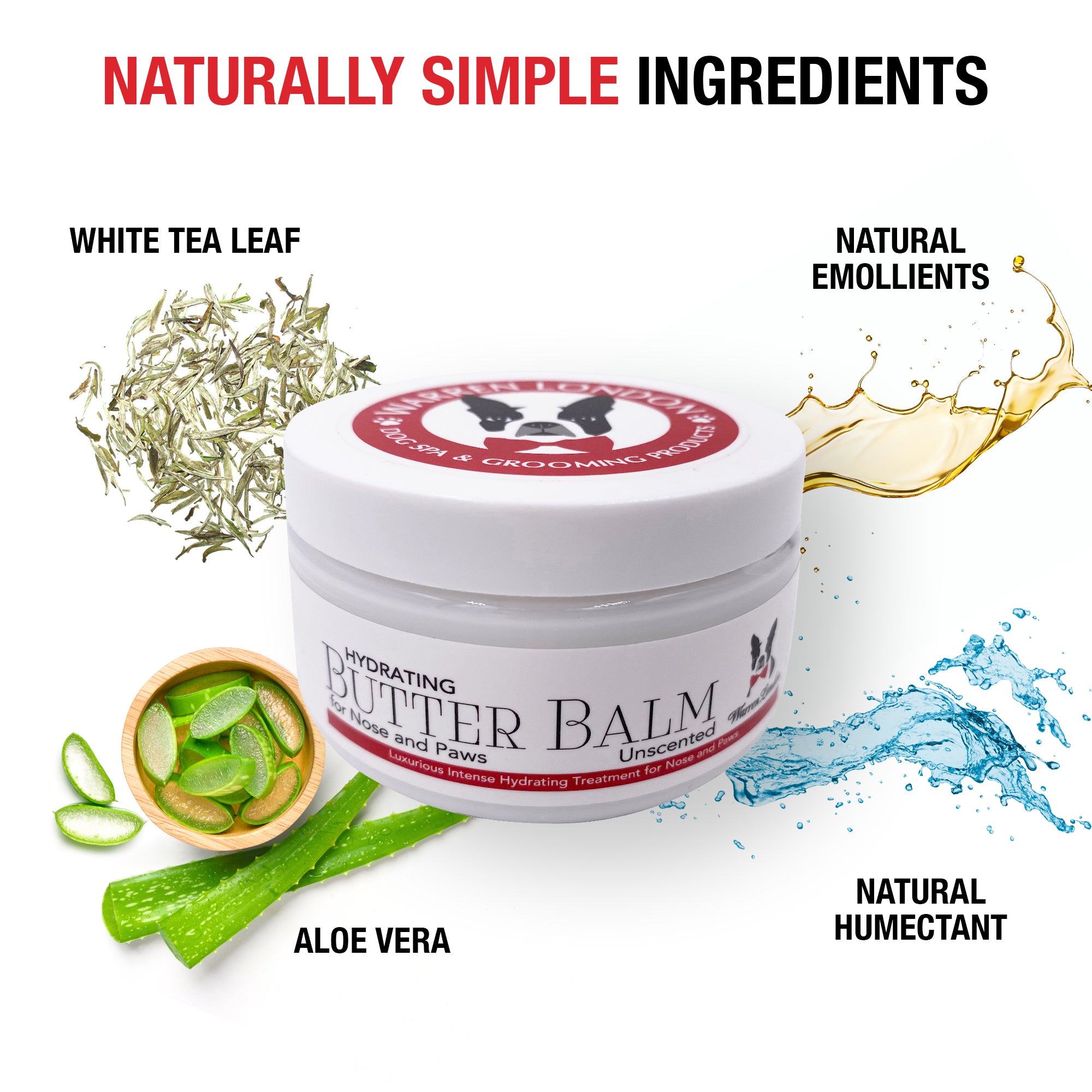 Hydrating Butter Balm - For Nose and Paws Spa Product Warren London 
