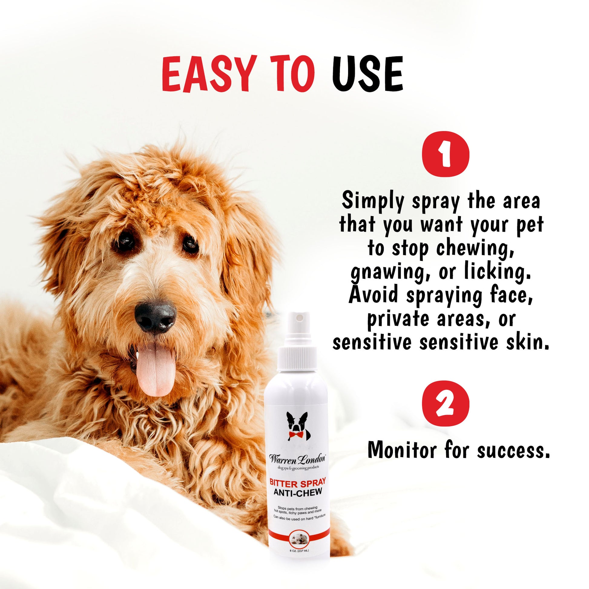 Dog Bitter Spray Anti-Chew Anti-Lick – Warren London