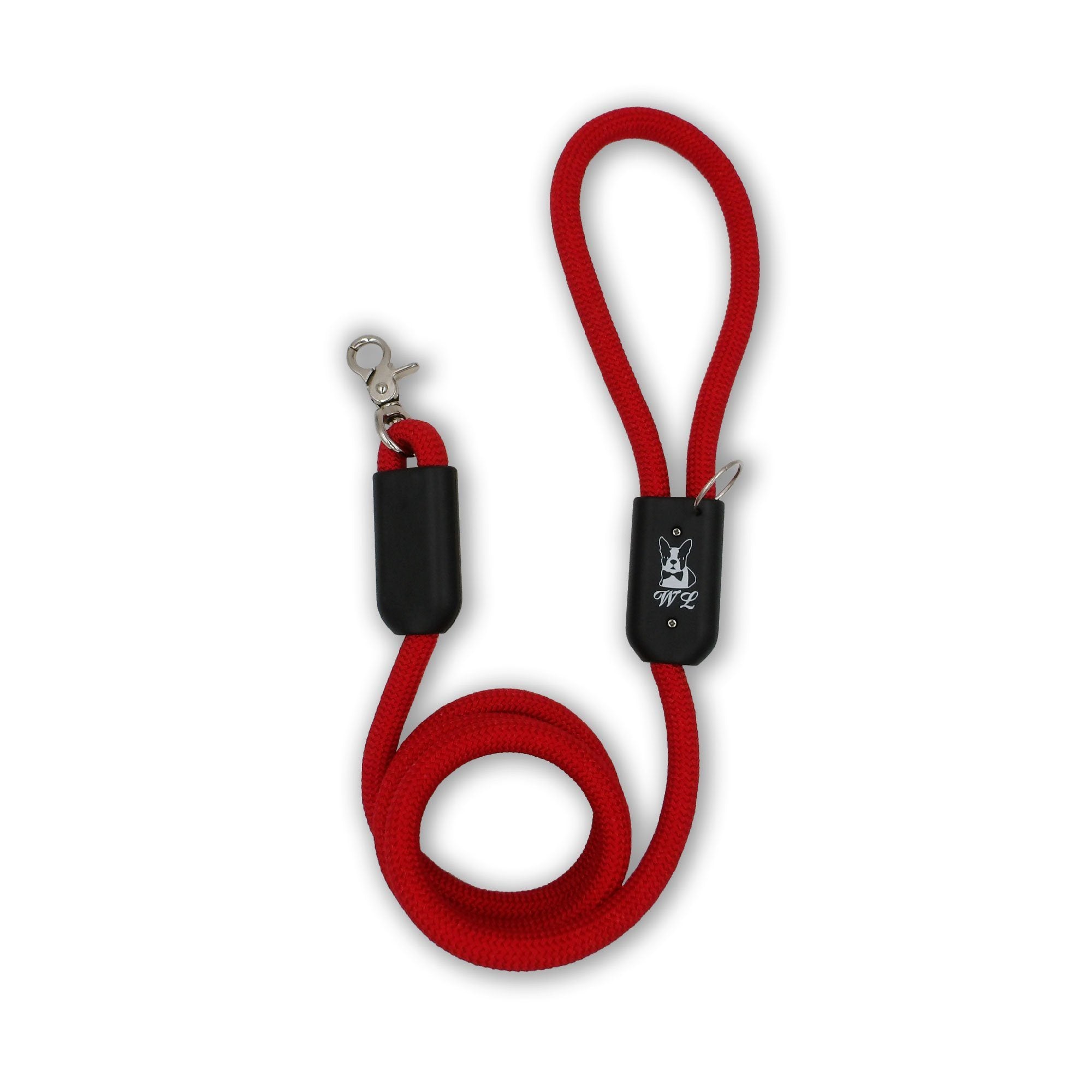 Climbing Rope Dog Leash - Red Leashes, Collars & Accessories Warren London 