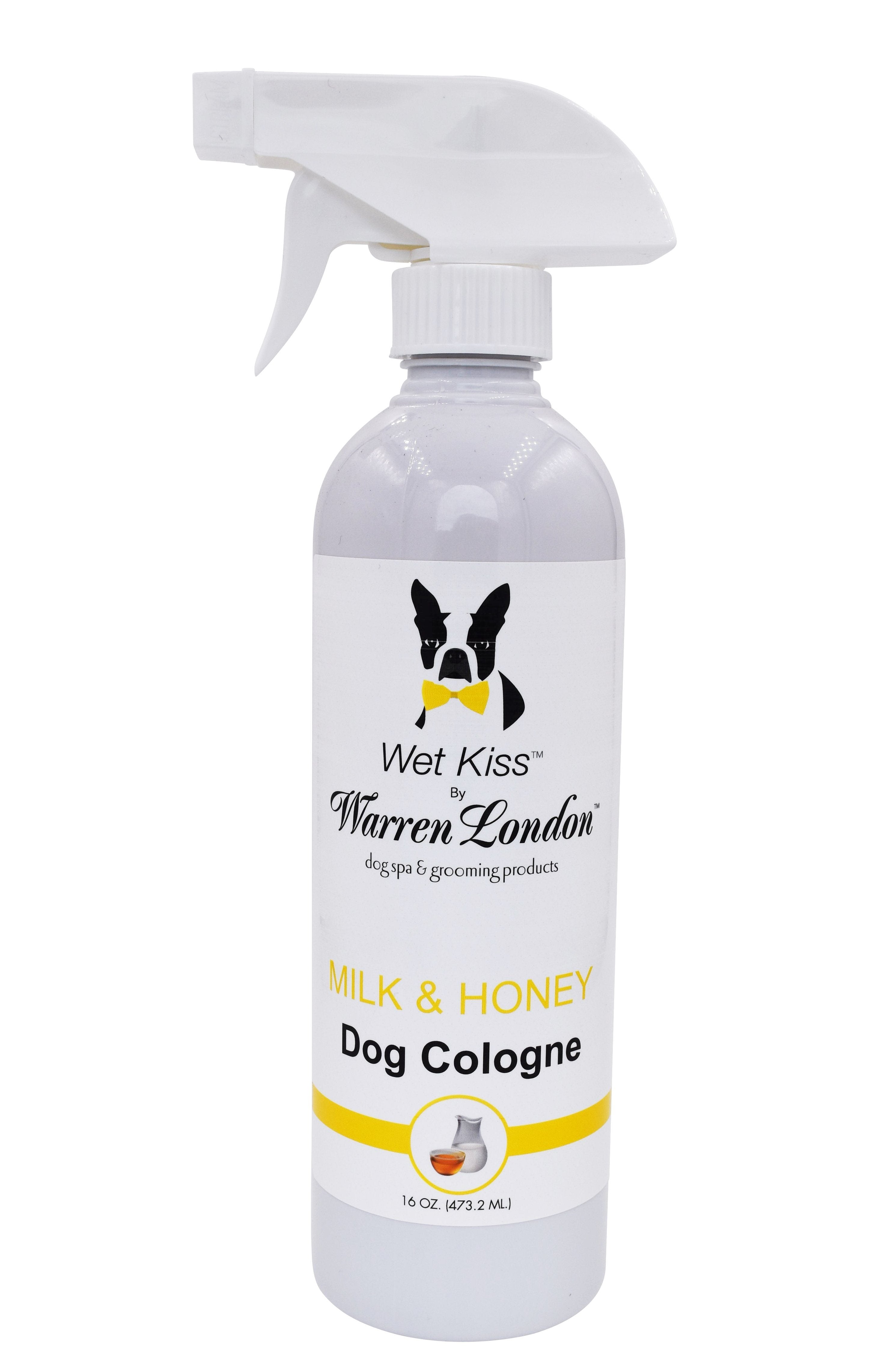 Wet Kiss Dog Cologne By Warren London - 2 Oz or 16 Oz Spa Product Warren London Milk & Honey 16oz 