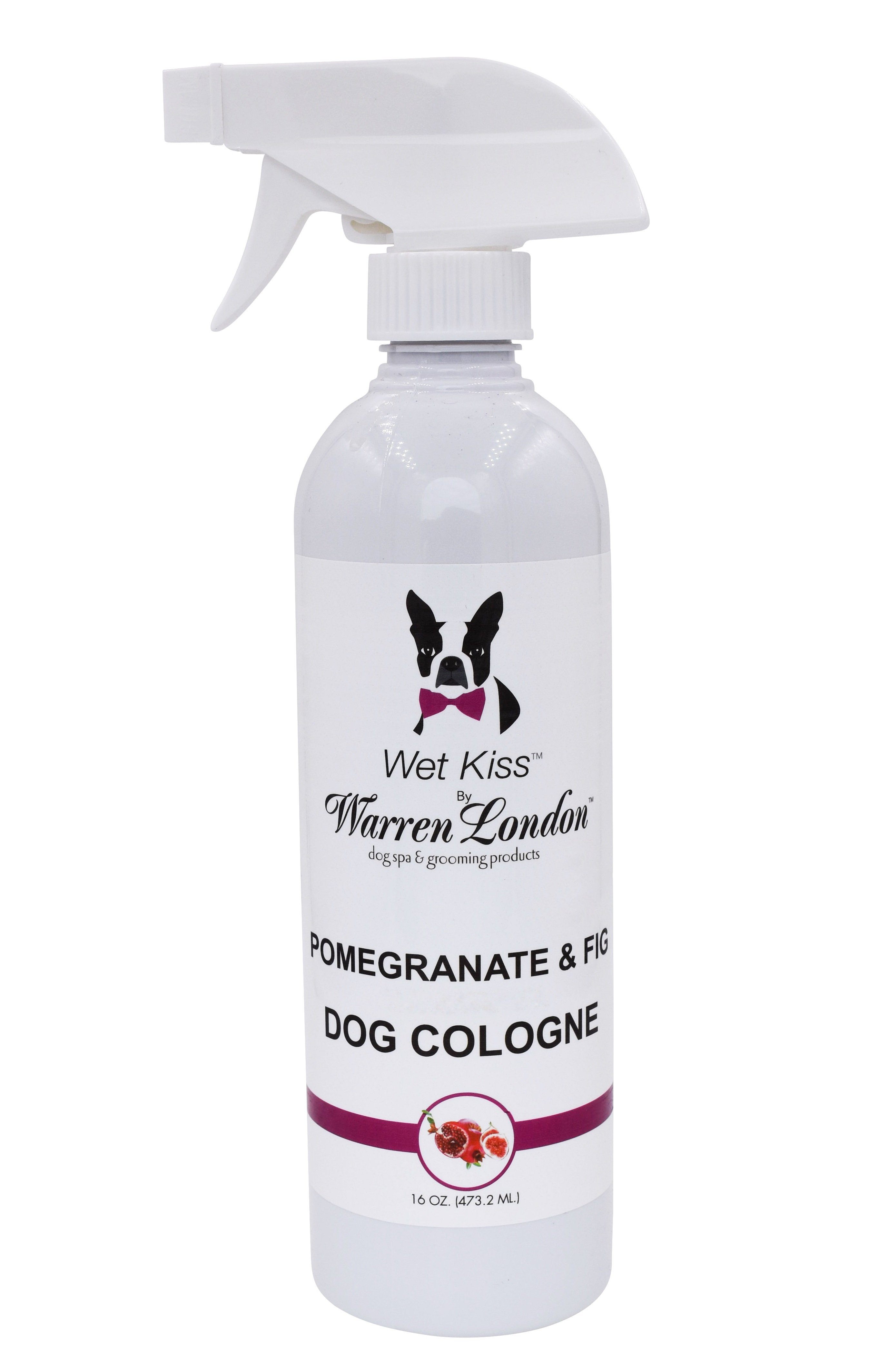 Wet Kiss Dog Cologne By Warren London - 2 Oz or 16 Oz Spa Product Warren London Pomegranate & Fig 16oz 