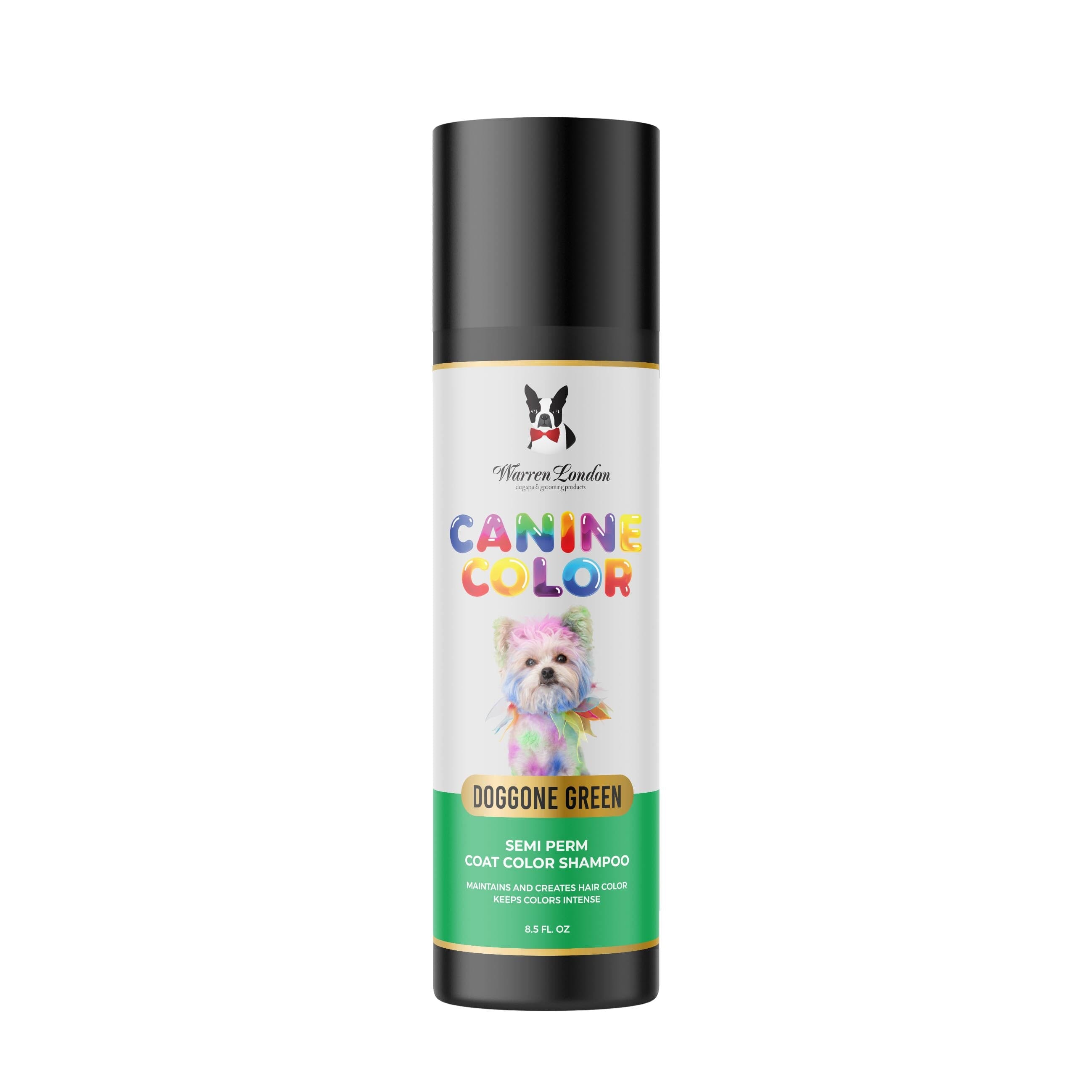 Canine Color Semi Perm Coat Color Shampoo for Dogs Spa Product Warren London Green 