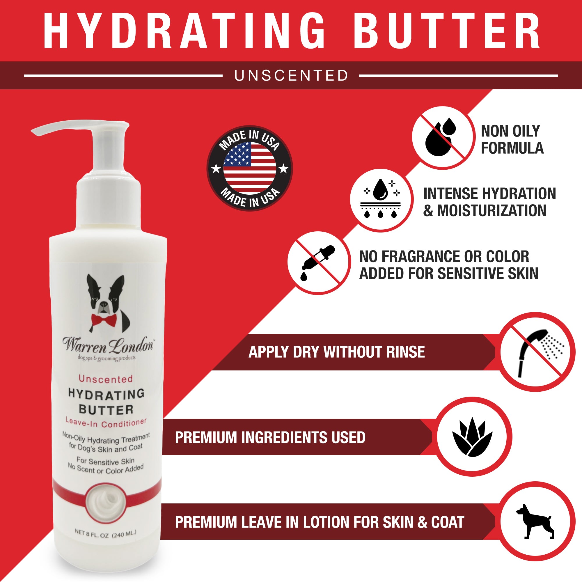 Hydrating Butter For Dry Skin and Coats - Dog Moisturizer – Warren London