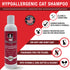 Hypoallergenic Cat Shampoo - Unscented Cat Supplies Warren London 