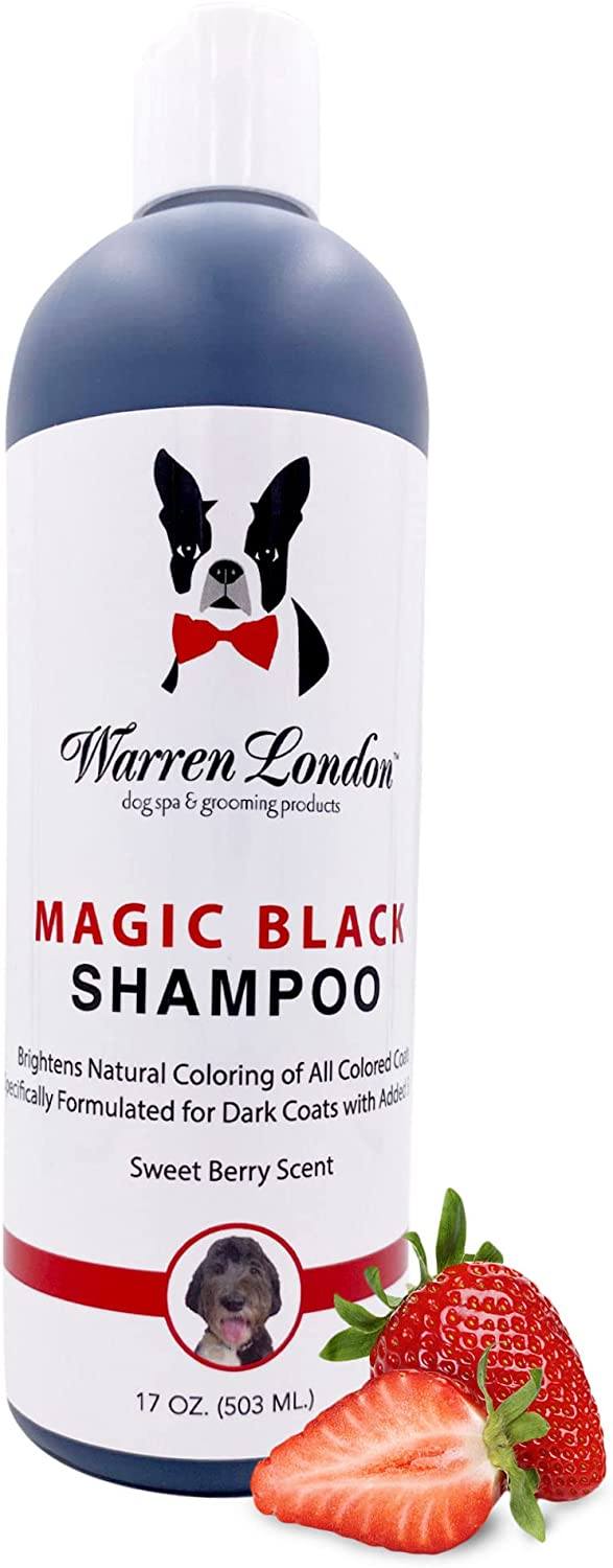 Magic Black Brightening Dog Shampoo Pet Shampoo & Conditioner Warren London 17oz 