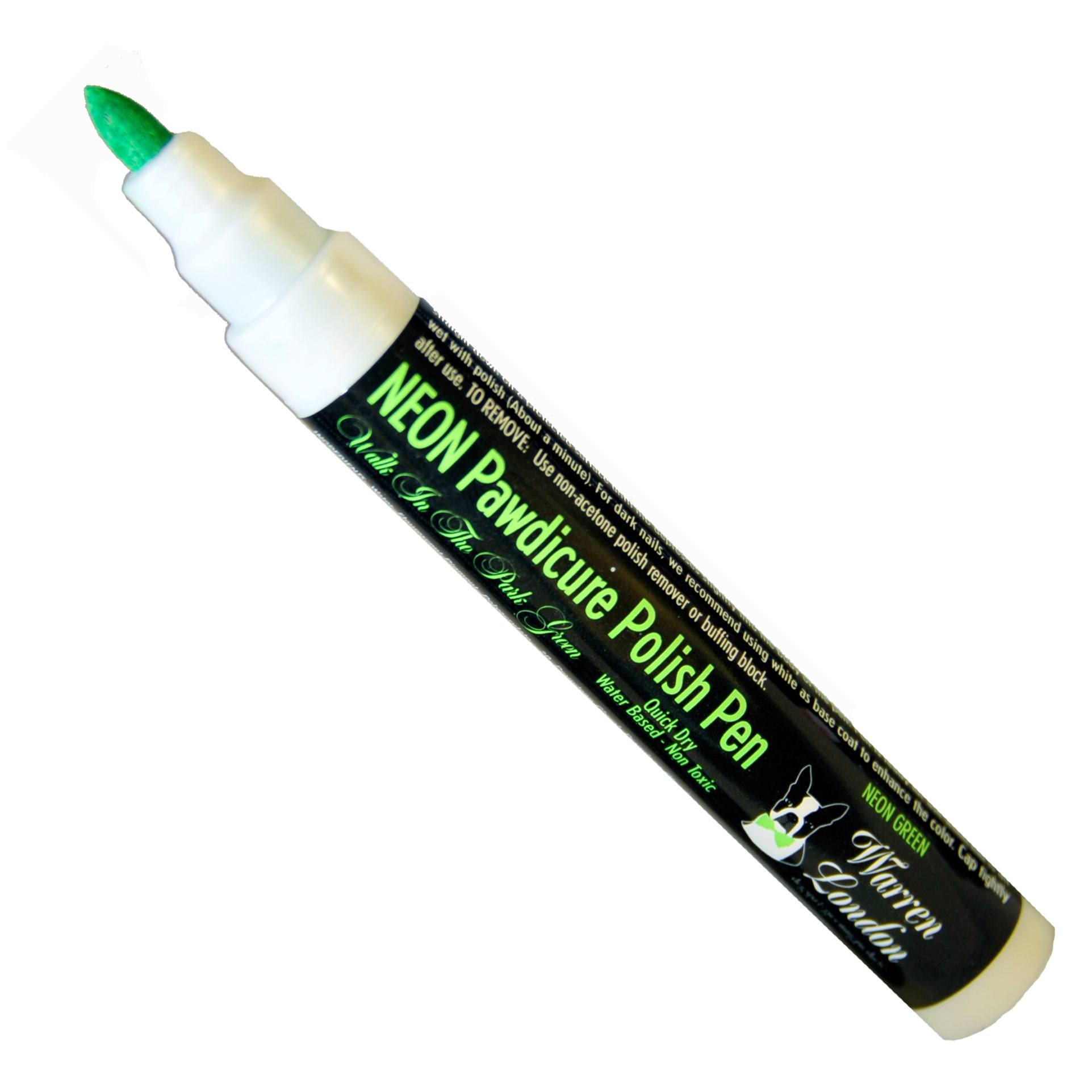 Pawdicure Polish Pens - Choose From 13 Colors! - Dog Nail Polish Dog Nail Polish Warren London Neon Green 