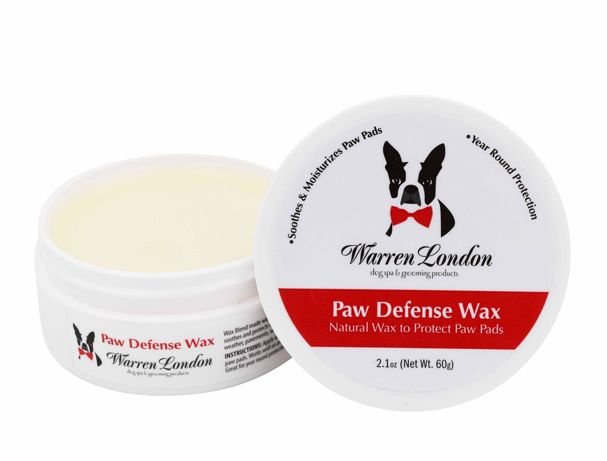 Paw Defense Wax - Soothes, Moisturizes and Protects Dog's Paw Pads Spa Product Warren London 