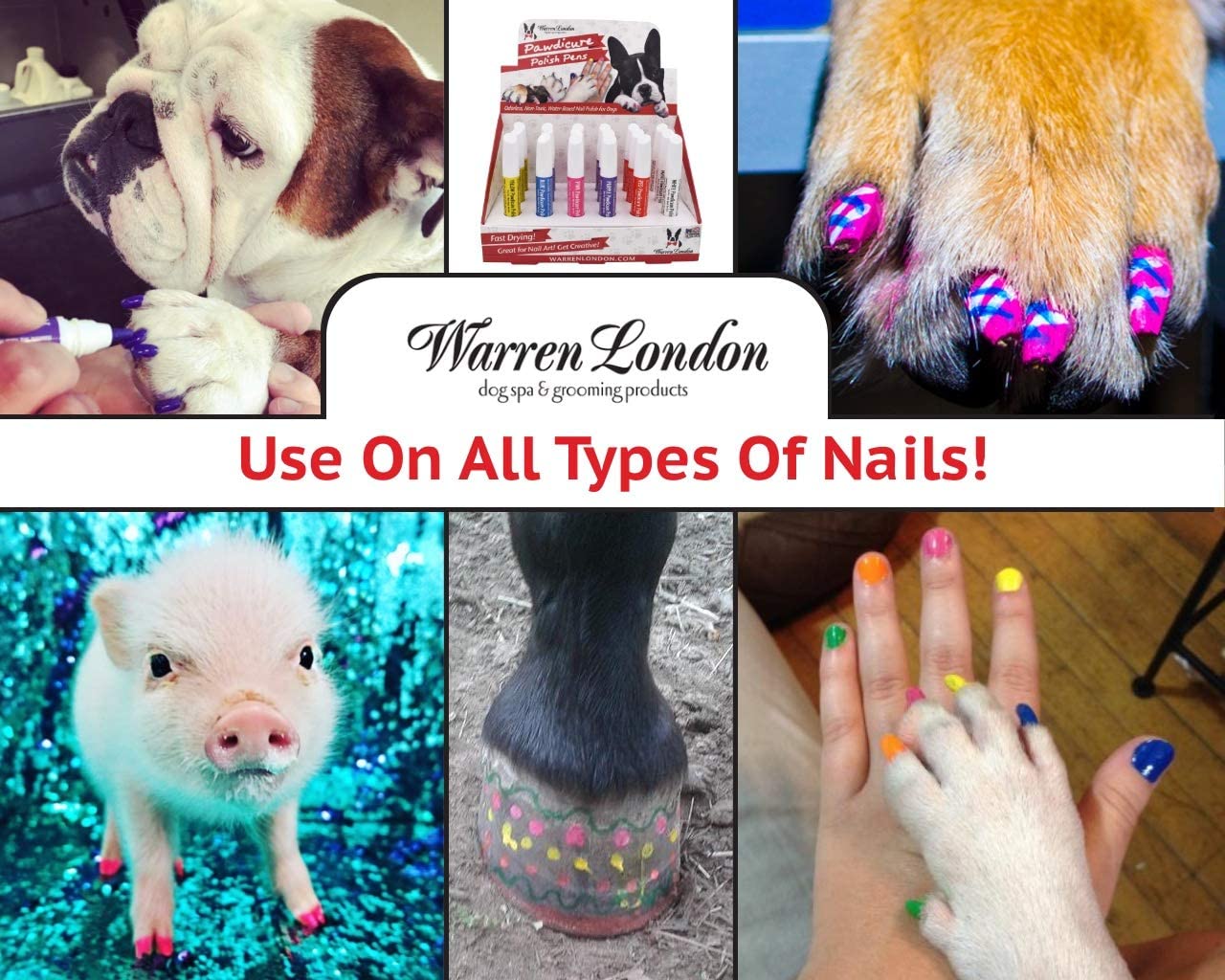 Pawdicure Polish Pens - Choose From 13 Colors! - Dog Nail Polish Dog Nail Polish Warren London 